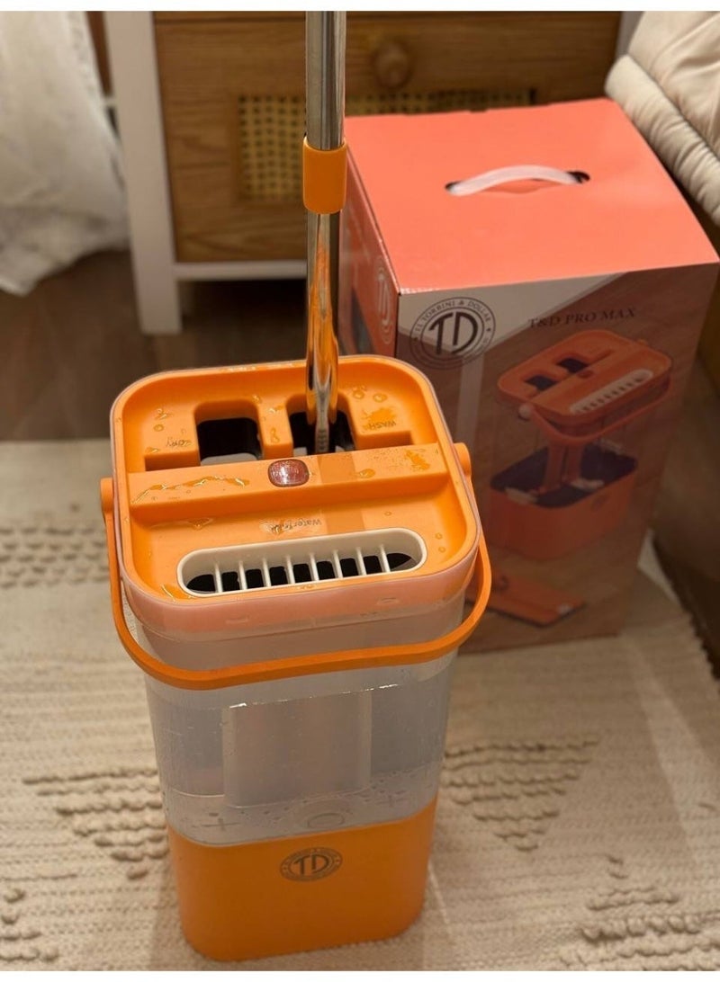 PRO MAX Smart Floor Mop Bucket with 360° Self-Wringing and Extra Mop Refill – Effortless Deep Cleaning - Image 2